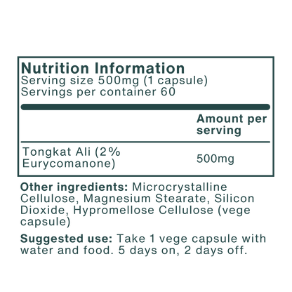 Tongkat Ali 2% Eurycomanone